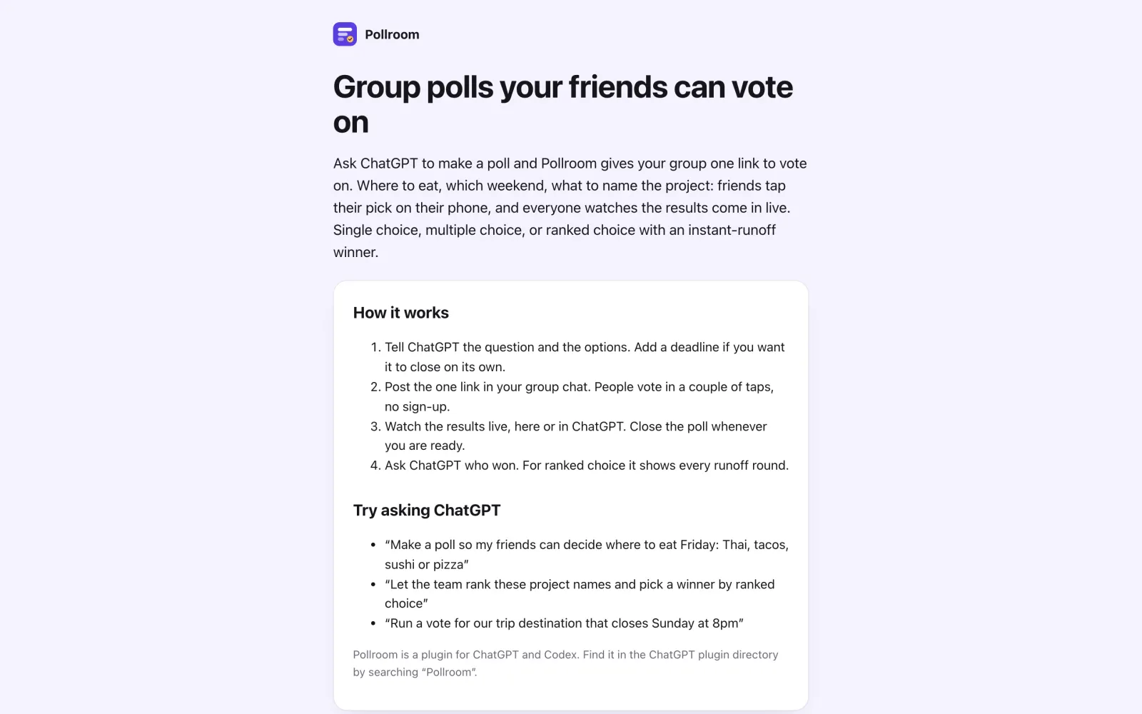 Pollroom